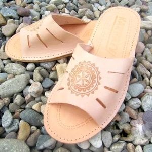 Boho Genuine Leather Sandals/slippers